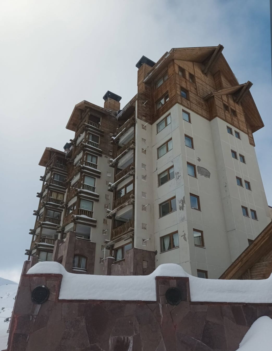 Departamento Valle Nevado ski 8 a 9 Huespedes